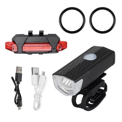 3 modes Lampes de vélo LED réglées pour 1,5-4 heures Endurance et batterie rechargeable USB