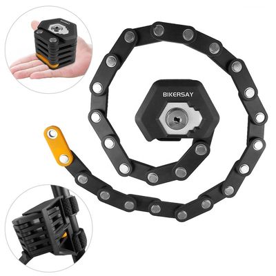 Vélo de montagne Vélo routier Fermeture pliable Anti-vol 85cm avec 3 touches Zinc alliage alliage d'acier