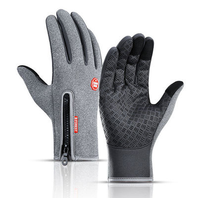 Écran tactile unisexe Gants de vélo d'hiver Gants chauds pour les doigts pour le vélo Skiing Riding