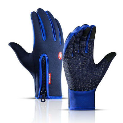 Écran tactile unisexe Gants de vélo d'hiver Gants chauds pour les doigts pour le vélo Skiing Riding