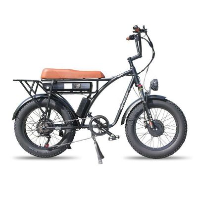 23AH Capacité de batterie 1000W 2000W Moteur 20 pouces Fat Bike vélo électrique Support personnalisé