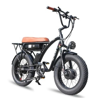 23AH Capacité de batterie 1000W 2000W Moteur 20 pouces Fat Bike vélo électrique Support personnalisé