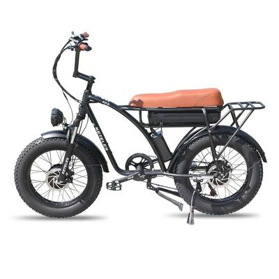 23AH Capacité de batterie 1000W 2000W Moteur 20 pouces Fat Bike vélo électrique Support personnalisé