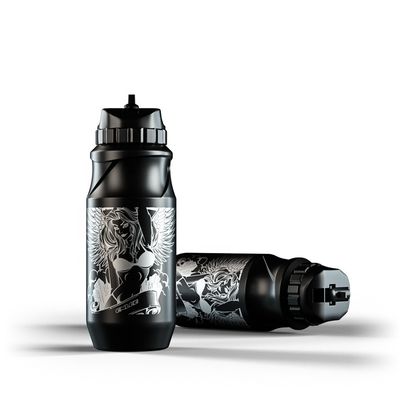Bouteille de vélo en silicone multicolore de qualité alimentaire 215*80*80 mm Capacité 650ml Exercice en plein air