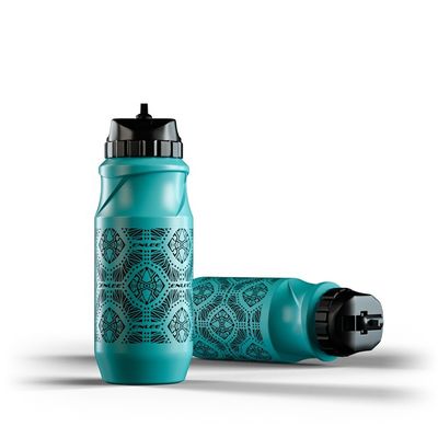 Bouteille de vélo en silicone multicolore de qualité alimentaire 215*80*80 mm Capacité 650ml Exercice en plein air