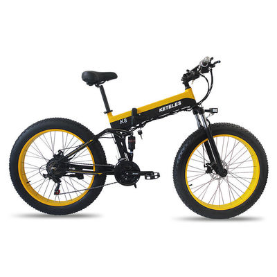 15AH batterie 26x4.0 pouces vélo électrique avec moteur 1000W puissant et 7 vitesses