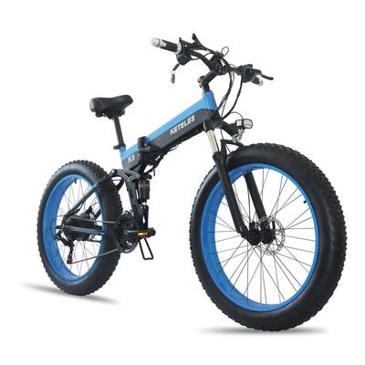 15AH batterie 26x4.0 pouces vélo électrique avec moteur 1000W puissant et 7 vitesses