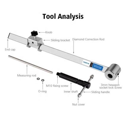 Correcteur de suspension de dérailleur de vélo Correction des bagues de changement arrière avec outil de réparation de vélo de conception