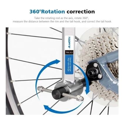 Correcteur de suspension de dérailleur de vélo Correction des bagues de changement arrière avec outil de réparation de vélo de conception