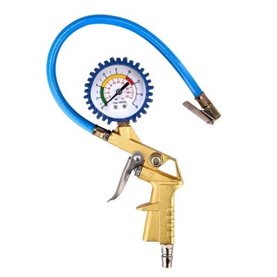 Pistolet de gonflement numérique de pneus en aluminium, jauge de pression numérique 200 PSI, pression maximale