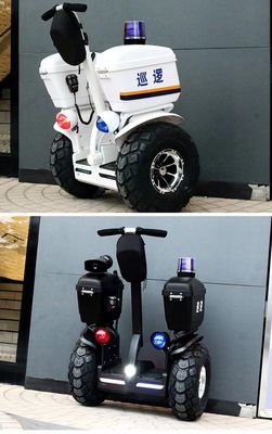 Améliorez votre patrouille avec un chariot électrique à deux roues auto-équilibrage à pneus gras Angelol 20 pouces