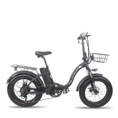 EU Stock 250W moteur à batterie au lithium 15AH E-bike pliable avec et pneu de graisse 20x4.0 pouces