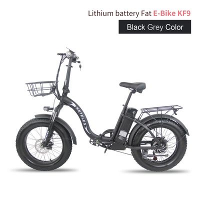 EU Stock 250W moteur à batterie au lithium 15AH E-bike pliable avec et pneu de graisse 20x4.0 pouces