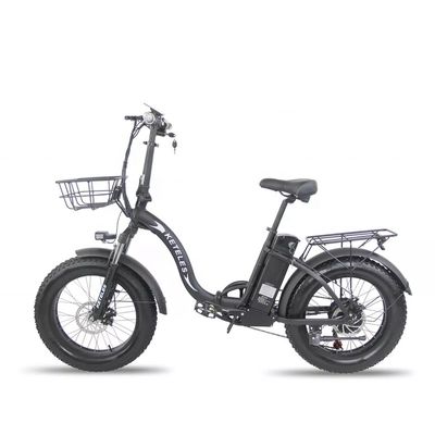 EU Stock 250W moteur à batterie au lithium 15AH E-bike pliable avec et pneu de graisse 20x4.0 pouces