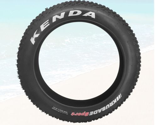 20x4.0 Vélo de neige pneus noirs gras pneus de plage pneus extérieurs en caoutchouc pour 12-20 pouces et 2 kg