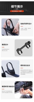 Logos personnalisé Porte-vélo arrière pliable universel pour vélos de route et de montagne