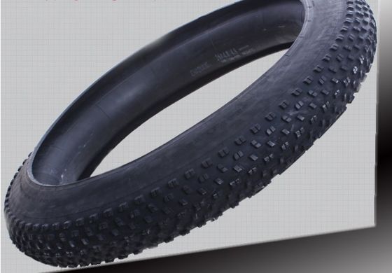 20x4.0 Vélo de neige pneus noirs gras pneus de plage pneus extérieurs en caoutchouc pour 12-20 pouces et 2 kg