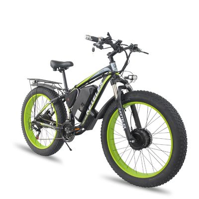 Un vélo électrique à double moteur arrière de 72V 2000W