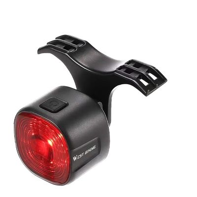 33*30*33mm WEST BIKING Lampes de freinage de vélo avec LED de signal de virage et charge type C