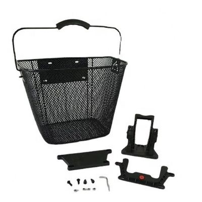 Panier de rangement pratique pour le VTT Vélo universel Panier de fer Vélo avant 0,95 kg