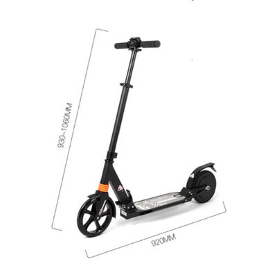 Scooter électrique rapide pliable de 8 pouces pour adultes avec frein à disque arrière et temps de charge de 2-3 heures