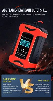 Testeur de batterie Affichage LCD couleur pour moto voitures SUV camions-plomb-acide sec AGM GEL SLA