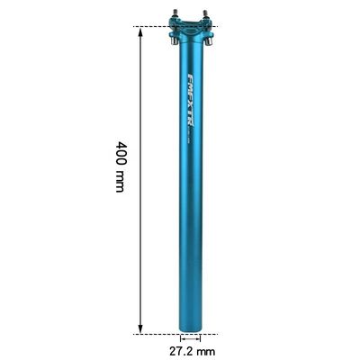 27.2/30.9/31.6*400mm Tubes droites en aluminium à double clous pour siège de vélo de montagne