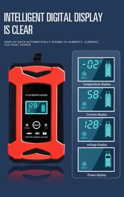 Testeur de batterie Affichage LCD couleur pour moto voitures SUV camions-plomb-acide sec AGM GEL SLA