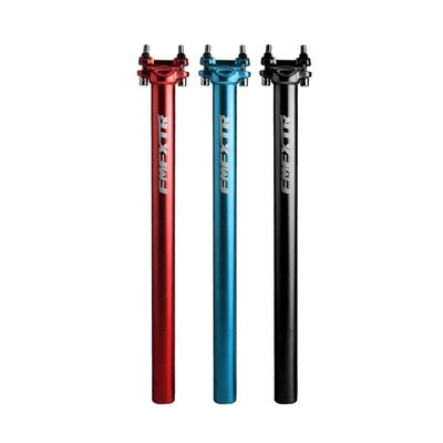 27.2/30.9/31.6*400mm Tubes droites en aluminium à double clous pour siège de vélo de montagne
