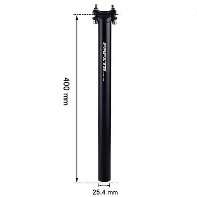 27.2/30.9/31.6*400mm Tubes droites en aluminium à double clous pour siège de vélo de montagne