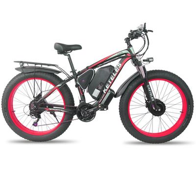 KETELES K800 vélo électrique 1000W 17,5AH batterie 26x4,0 pouces double moteur à deux roues motrices