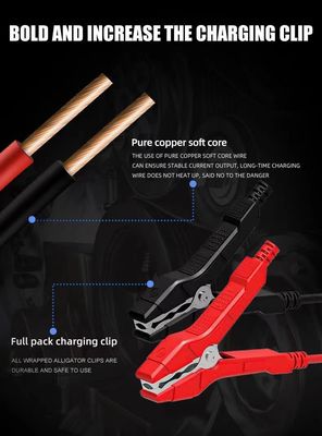 - Design chic Foxsur 12V 24V 25A Chargeur de batterie intelligent pour voiture
