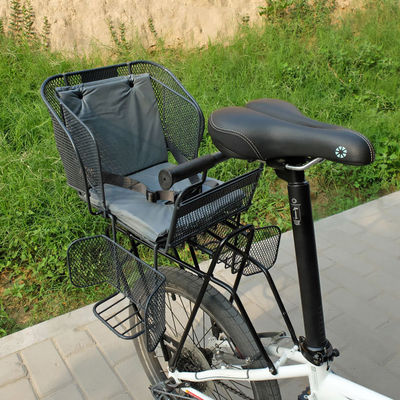 Applicable à toutes les saisons Séat à vélo pour enfant arrière de style simple avec poignée et ceinture