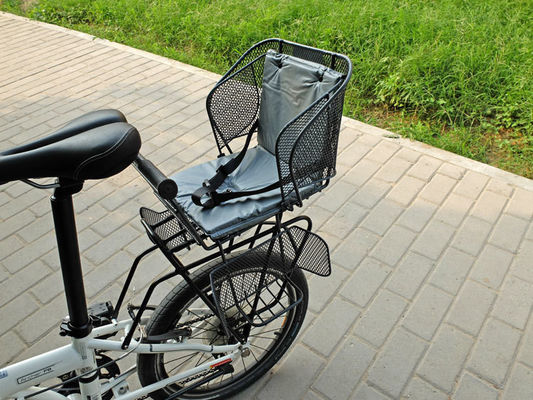 Applicable à toutes les saisons Séat à vélo pour enfant arrière de style simple avec poignée et ceinture