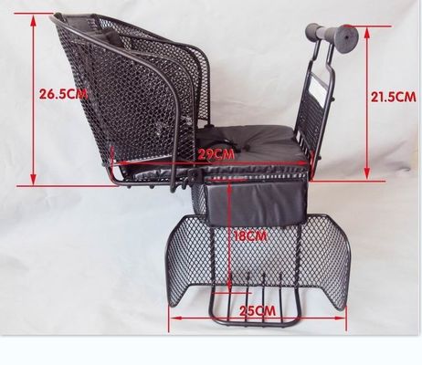 Applicable à toutes les saisons Séat à vélo pour enfant arrière de style simple avec poignée et ceinture