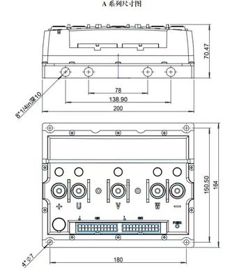 Contrôleur CC sans balai de 48V à 27 vitesses avec Bluetooth pour vélos hybrides électriques de 3 kW à 20 kW