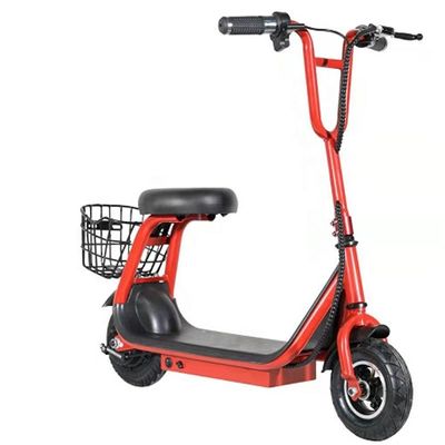 Scooter électrique de 8 pouces avec panier et siège Vitesse maximale 15 km/h Autonomie par charge 8-10 km