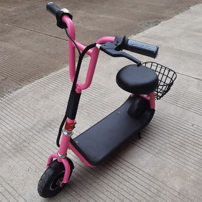 Scooter électrique de 8 pouces avec panier et siège Vitesse maximale 15 km/h Autonomie par charge 8-10 km