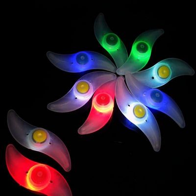 1 x bouton alimenté par batterie JWA cadre lumineux en silicone pour vélo coloré et amusant