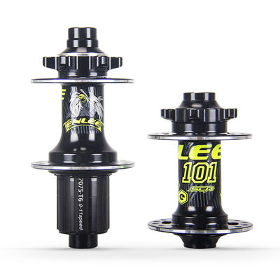 Fréquence à disque à six clous 32 trous à travers l'essieu QR Bicycle Hub Set pour un relâchement rapide et facile