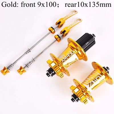 2021 Koozer XM490PRO 4 roulement MTB vélo de montagne hub arrière 12x142mm à travers 32 trous frein à disque vélo