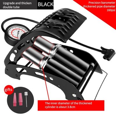 Pompes à pieds en plastique pour vélos, automobiles, automobiles, pompes portables haute pression