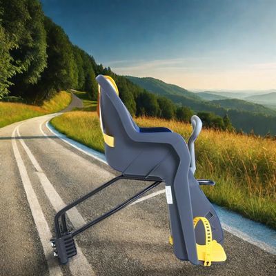 Installation facile siège de vélo pour enfants Grand espace et fonction de massage pour toutes les saisons