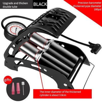 Pompes à pieds en plastique pour vélos, automobiles, automobiles, pompes portables haute pression