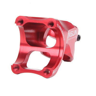 Couleur rouge 2021 MTB en alliage de tige 31.8/35*70mm 17 degrés pour le guidon du vélo de route XC AM