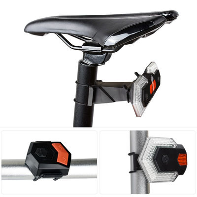 Commande à distance sans fil Indicateur de direction LED Lampe d'avertissement cycliste pour navetteurs