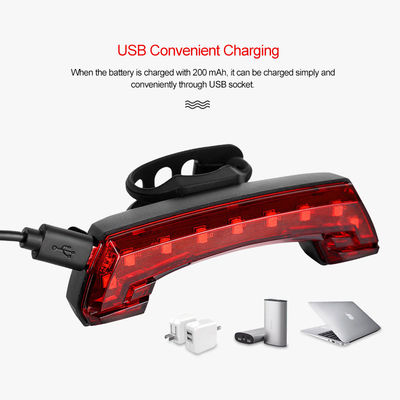 Restez en sécurité sur votre vélo grâce à la lumière arrière USB intelligente et à la télécommande sans fil