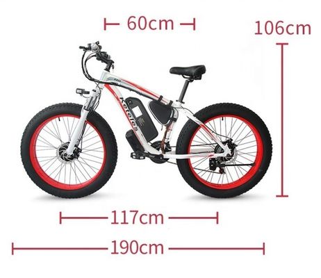 Vélo électrique de 2000W avec batterie au lithium de 21AH et pneu gras de 26x4,0 pouces dans l'entrepôt de l'UE
