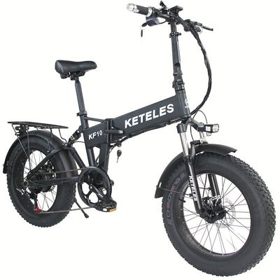 Vélo électrique tout-terrain 1000W 13AH avec pneu gras 20x4.0 pouces et temps de charge rapide