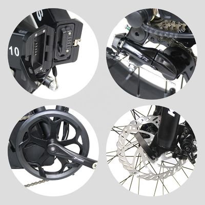 Vélo électrique tout-terrain 1000W 13AH avec pneu gras 20x4.0 pouces et temps de charge rapide
